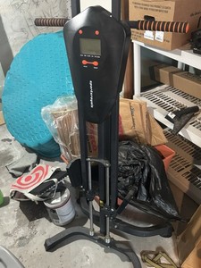 sportsroyals Vertical Climber LCD Display Metal Black Exercise Machine