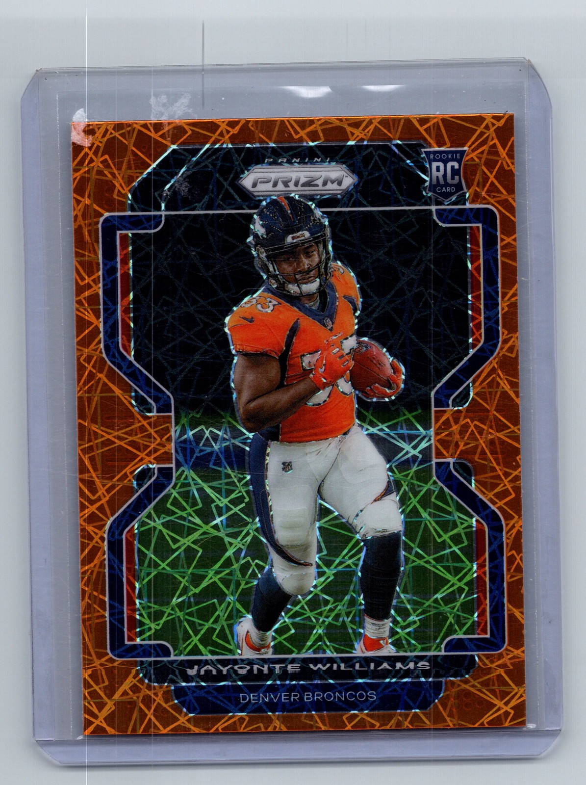 2021 Panini Prizm #345 Javonte Williams Orange Ice