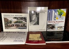 Lot of 6 Mastering Perspective Drawing Books