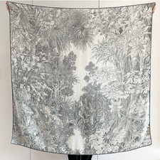 70 Cashmere 30 Silk forest Print Bandana Shawl 53'' Neckerchief Scarf Wrap new