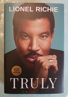 SIGNED Lionel Richie Autographed Book - Truly (1st/1st HC 2025, RRHOF)