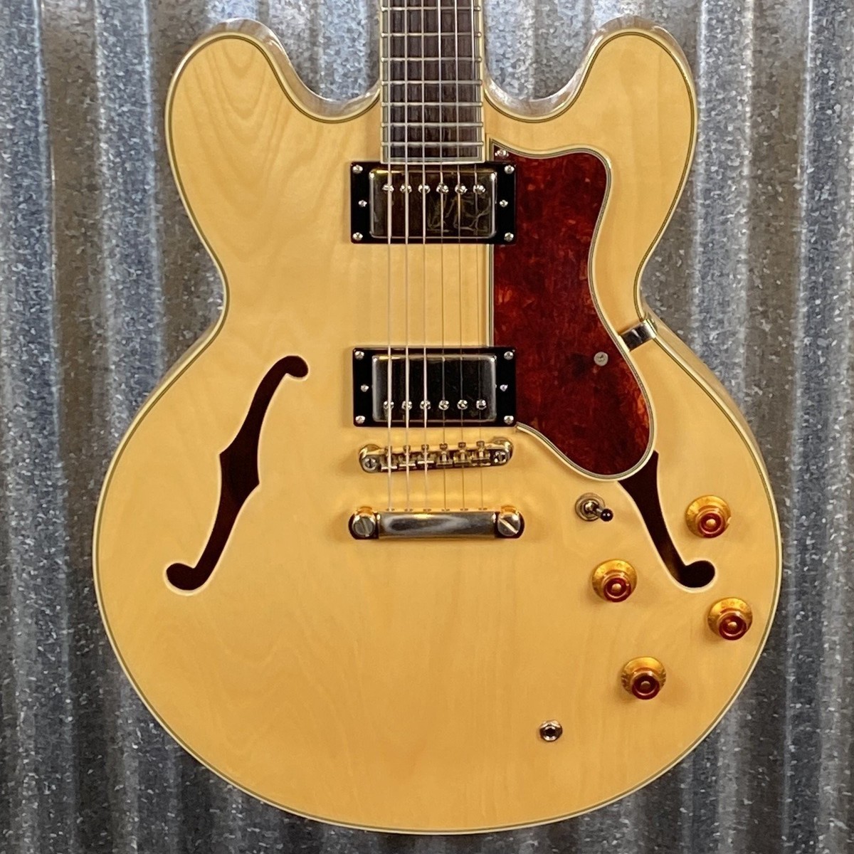 Epiphone Sheraton II Natural Semi Hollow Body Guitar & Case 2014