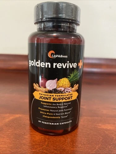UpWellness Golden Revive+ Physician Formulated Joint Support 60 Veg. Capsules