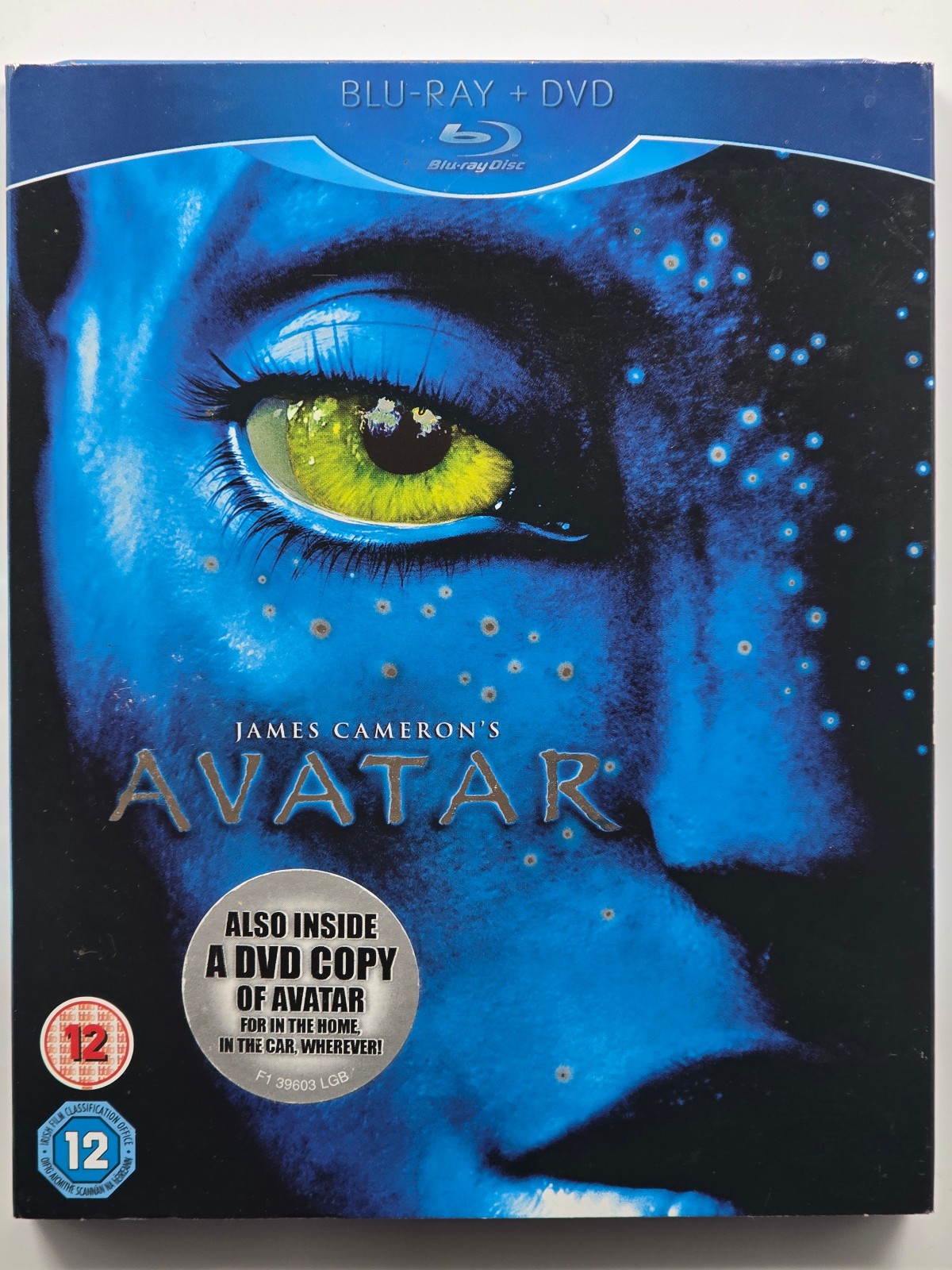 Avatar (Blu-ray, 2010) With Sleeve and DVD