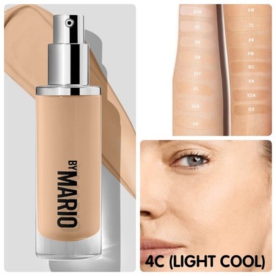 MAKEUP by MARIO Surrealskin Foundation Full Size 1 oz  SHADE 4C(LIGHT COOL) $44