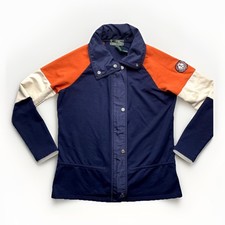 Lauren Ralph Lauren Active Jacket Womens Small Colorblock High Neck Full Zip