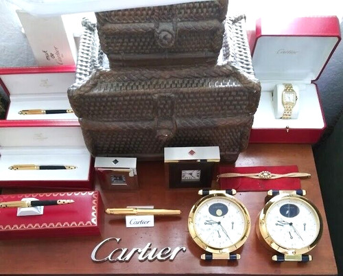 *** Cartier Panthère black = A = (1993) Ball Point Pen Blue Ink ***