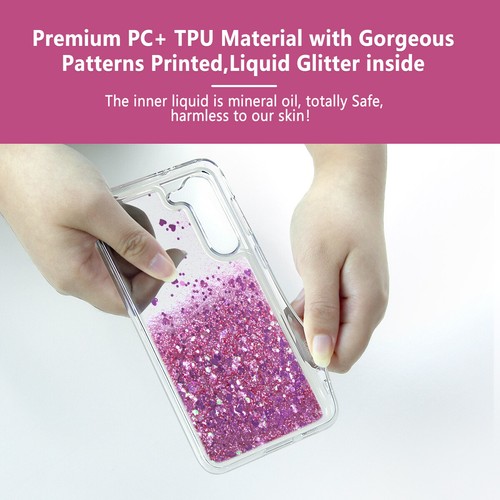 Bling Moving Liquid Flowing Phone Case Cover For Samsung Galaxy A14 A15 A05S S24 - Picture 33 of 68