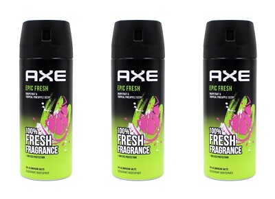 Axe Deospray Epic Fresh Deodorant Bodyspray , 3x150ml EAN8720181192098