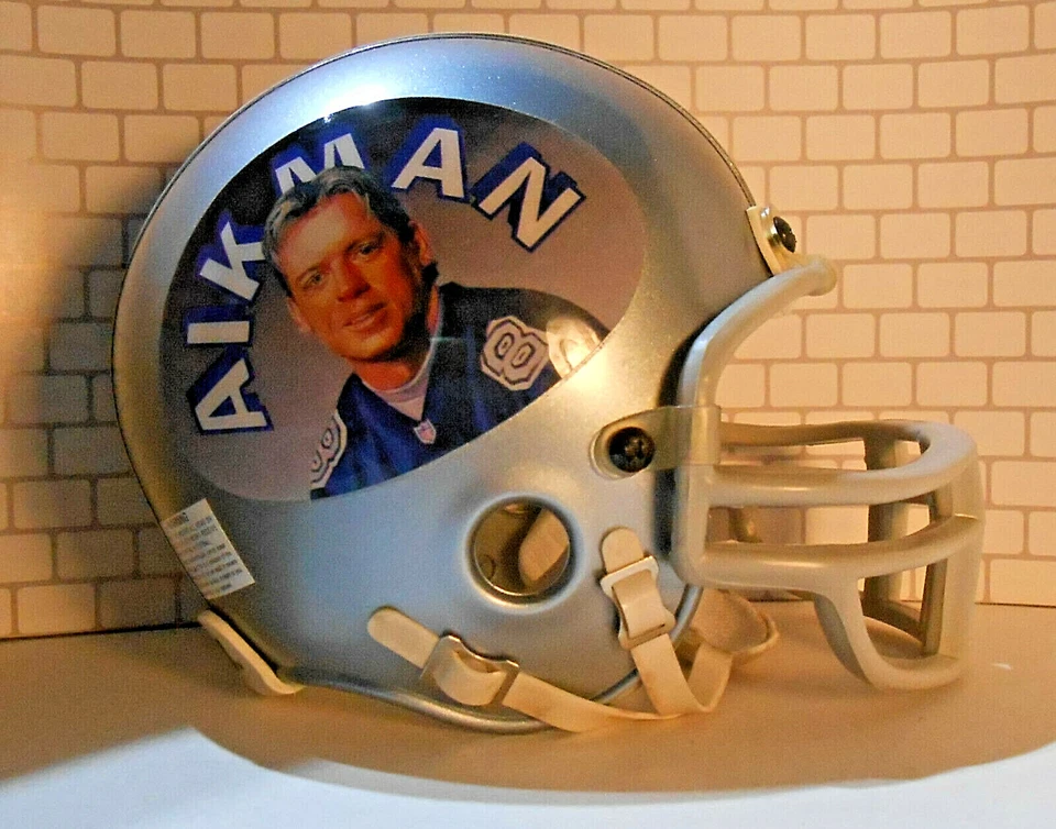 TROY AIKMAN DALLAS COWBOYS VINTAGE MOUNTED MEMORIES SPORTACULAR ART MINI HELMET — 第 2/4 张图片