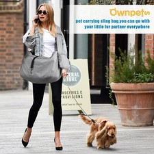 Pet Dog Sling Carrier Package Shoulder Bag Outdoor Travel Backpack Tote L/XL