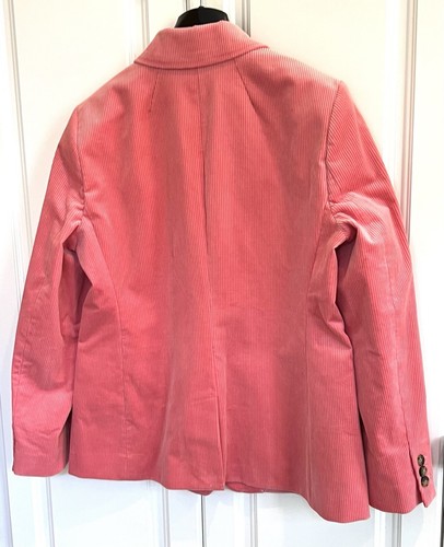 NWT J Crew 12 Petite pale blush pink corduroy Parke blazer jacket AD444 - Picture 3 of 5