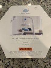 cloud island musical and white noise crib mobile