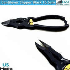 Professional Cantilever Nail Nipper Clipper Cutter Podiatry Chiropody Black New