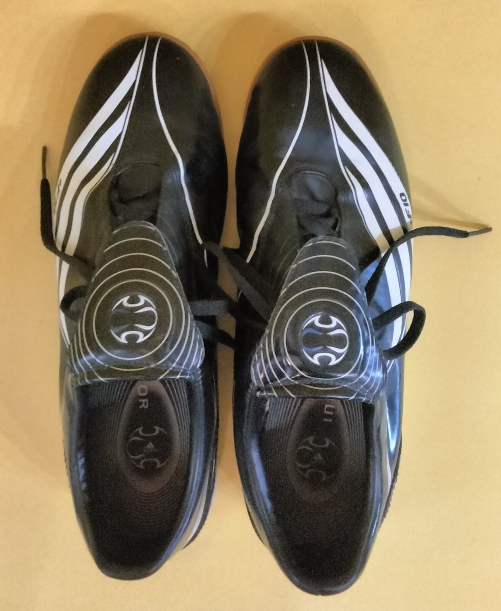 Vintage 2007 Adidas +F10 soccer shoes with tongue flap 8.5 COOL