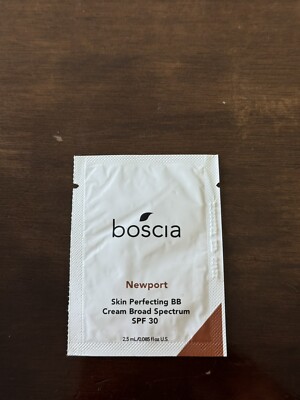 7x Boscia Skin Perfecting BB Cream SPF 30 Newport 0.085oz SAMPLE