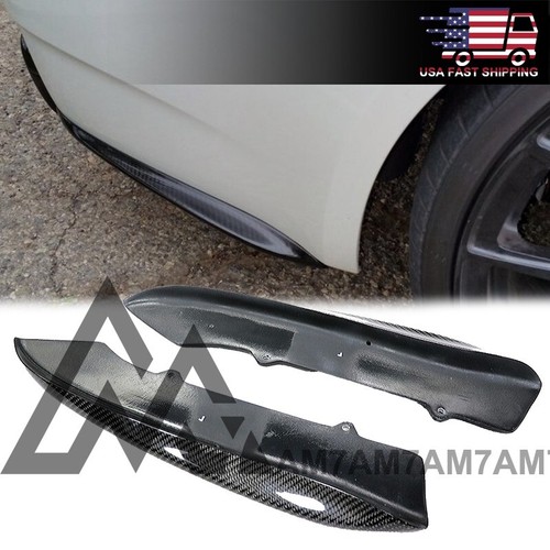 AM Style Carbon Fiber Rear Lips For 2008 2009 2010 2011 2012 2013 BMW E92 E93 M3 - Picture 2 of 6
