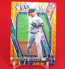 Glyber Torres REACTIVE ORANGE /99 Prizm Will To Win 2021 Panini Mosaic
