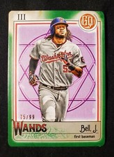Josh Bell #75/99 Green 2021 Topps Gypsy Queen - WANDS TAROT OF THE DIAMOND