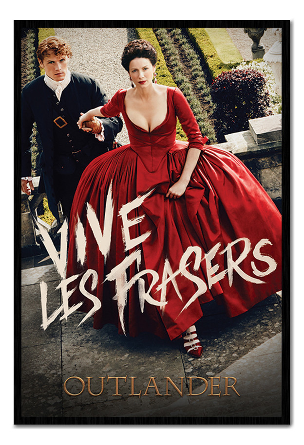 Outlander Vive Les Frasers Poster Framed Cork Pin Board With Pins Outlander Vive Les Frasers Poster Framed Cork Pin Board With Pins