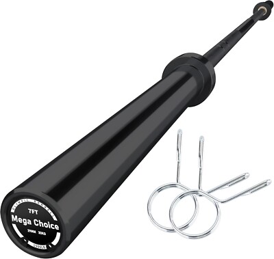 7FT Olympic Barbell, Weight Bar Olympic Bar for 2  Standard Weights