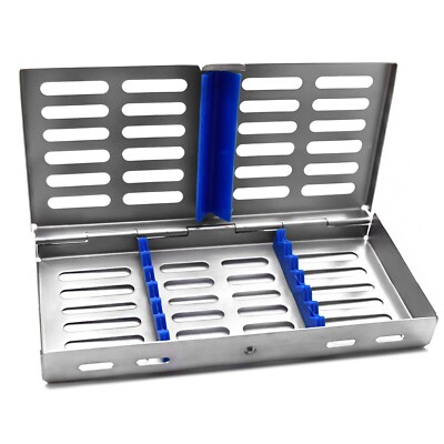 Promo Dental Autoclave Sterilization Cassette Rack Box Tray For 10