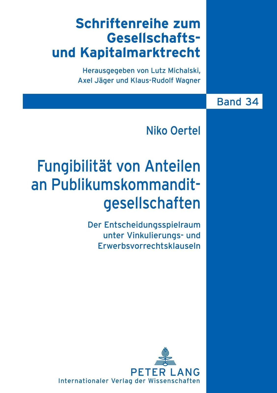 Thumbnail - Fungibilität Von Anteilen An Publikumskommanditgesellschaften | Niko