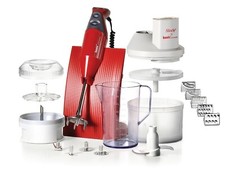 Bamix Superbox Hand Blender in Red