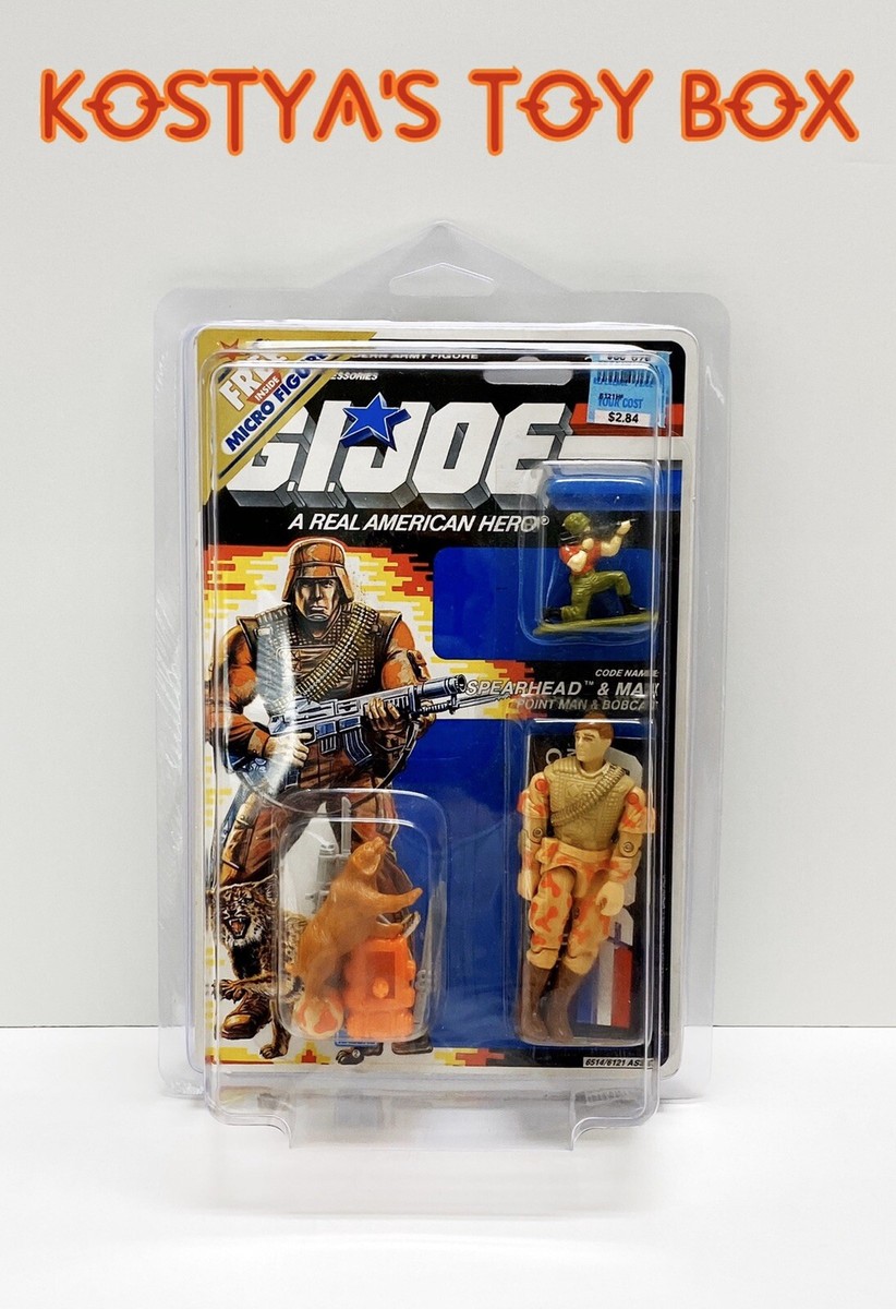 GI Joe SPEARHEAD & MAX 1988 MOC Hasbro Vintage Factory Sealed