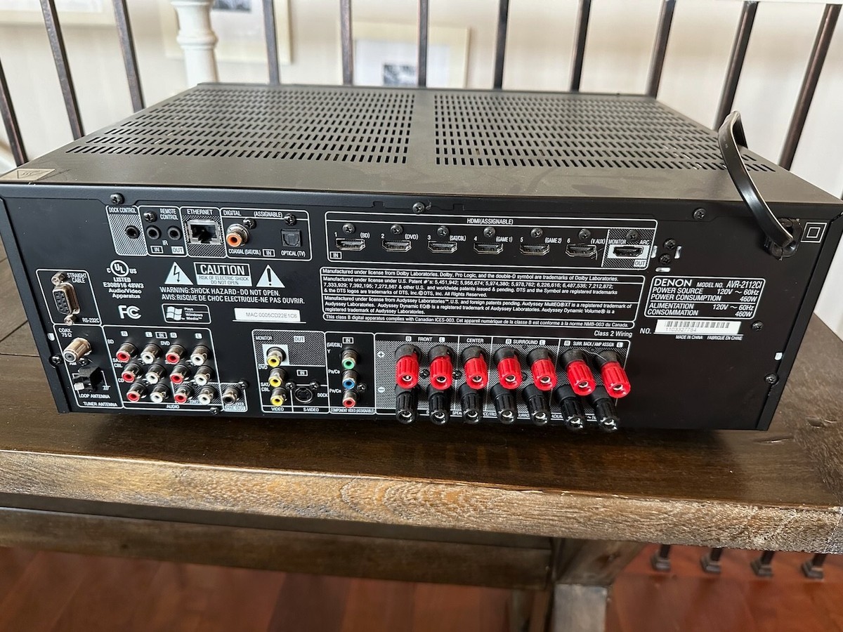 Denon AVR-2112CI AV receiver 7.1 Channel Integrated Network | eBay