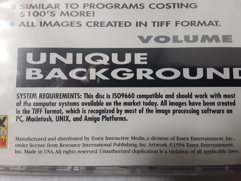 retro 1994 CD-Rom - Unique Backgrounds Vol 1 graphic design royalty free images - Image 3 of 3