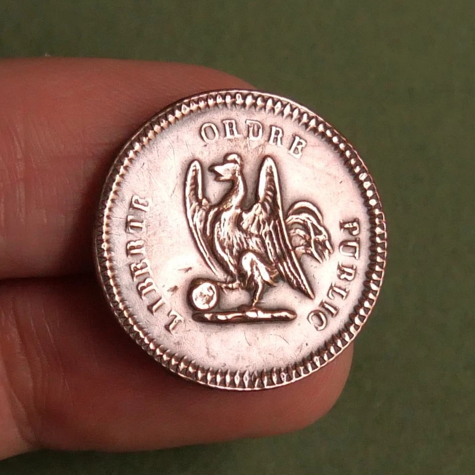 Bouton Militaire - Garde Nationale - Louis Philippe - 25 mm - Déb. XIXe - Photo 3/4