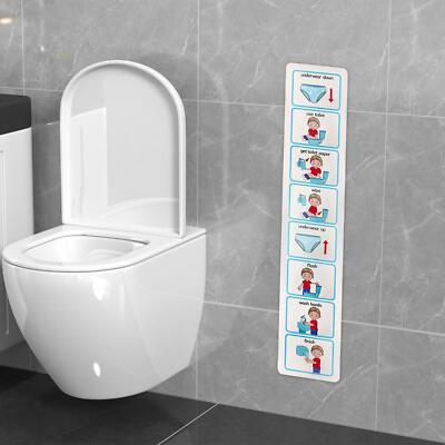 Toilet Training Potty Chart, Visual Timeline, Education for Classroom, Kids,