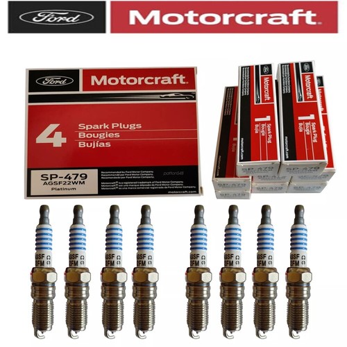 New 8PCS Platinum Spark Plugs SP479 For 1997-2003 FORD F-150 V8 4.6L / 5.4L - Picture 5 of 7