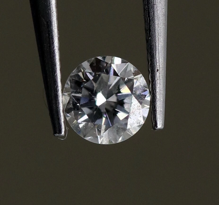 CERTIFIED 100 Natural White Color F VS1 Diamond Round Brilliant Cut 0.09 Ct