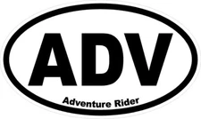 #895 (1) 5" ADV Adventure Rider Dual Sport Decal Sticker LAMINATED