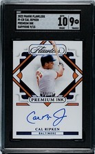 2022 Panini Flawless Cal Ripken Sapphire /15 SGC 9