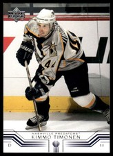 2001-02 Upper Deck #100 Kimmo Timonen Nashville Predators Hockey Card