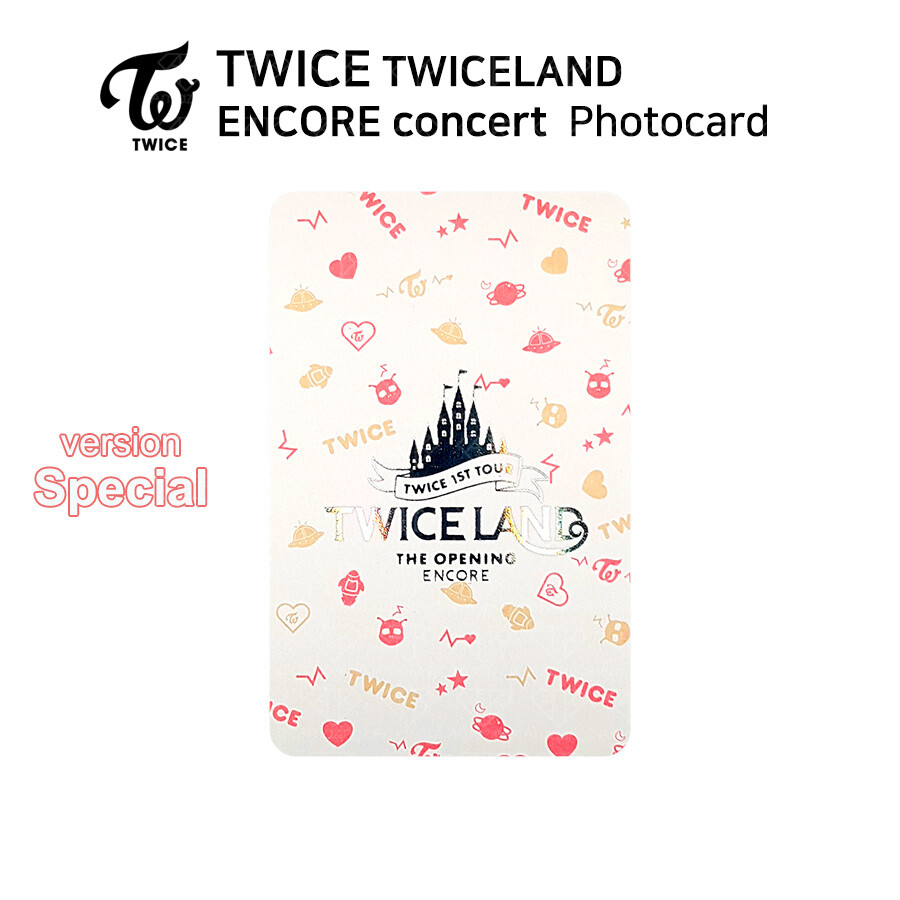 TWICE 1st Tour The Opening Encore Concert Photocard Special