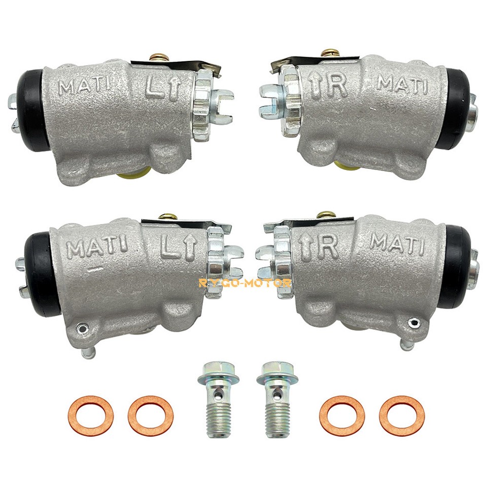 Brake Wheel Cylinder Front S For Honda Rancher 350 TRX350FE/FM/TE/TM 2000-2003 - Set Of 4 - High Heat Resistant Steel Honda Rancher Parts - Foto 5