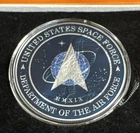 Silver Eagle Colorized *USSF  W/ Nice Keeping Box