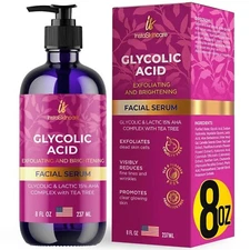 Glycolic Acid Serum for Face 15% Strength - Extra Large Size (8Oz)