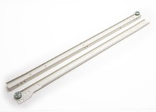Drawer Runner Slider Kit Self Closing Bottom Fix Cream 500mm Pack 50 Pairs