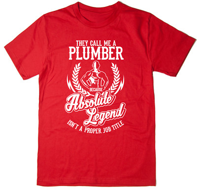 Klempner T-Shirt - Absolute Legende! Lustiges T-Shirt in 6 Farben erhältlich.