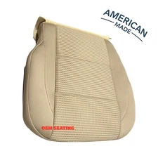 For 2008 - 2015 Nissan Titan Driver Bottom Cloth Seat Cover Tan