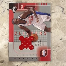 2002-03 UD Finite Elements Game Used Jersey🔥Elton Brand