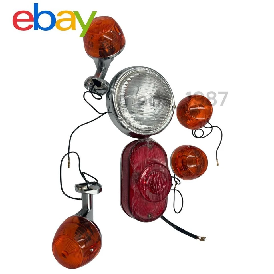 Honda c70 c 70passport head tail brake signal lamp set Free shipping OEM Foto 2 de 4