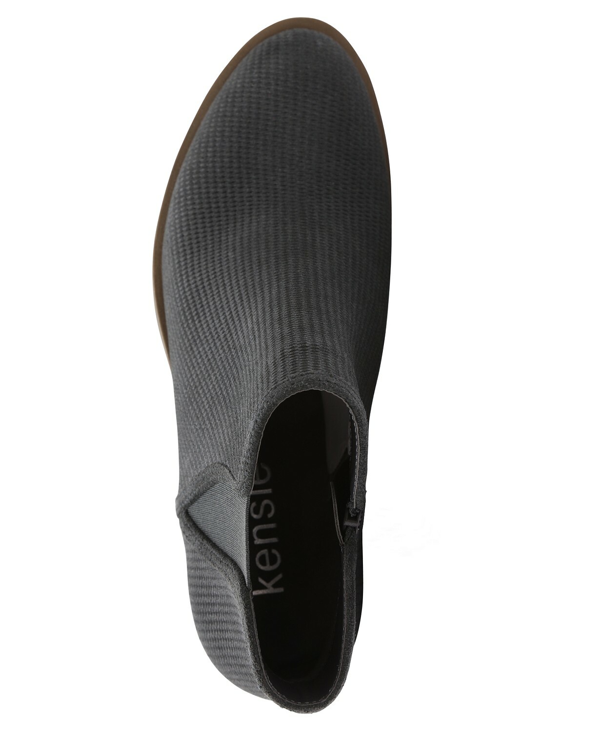 KENSIE Women's Gerona Suede Ankle Boots Booties Dark Gray SZ 7 New in Box