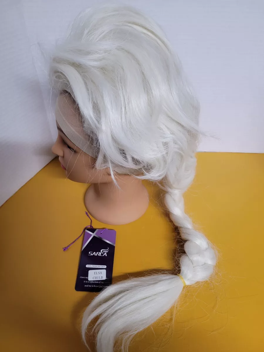 Synthetic top elsa wig