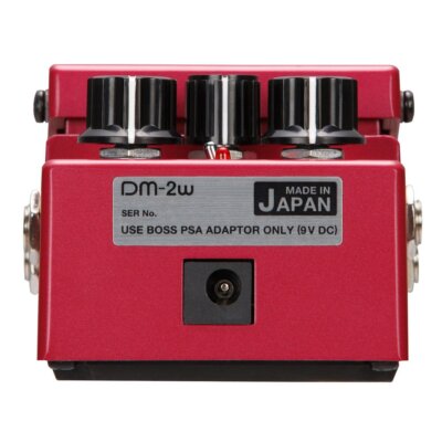 Boss DM-2W Analog Delay Guitar Effects Pedal Waza Craft Red